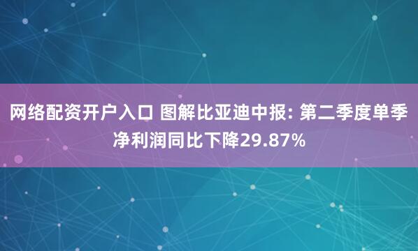 网络配资开户入口 图解比亚迪中报: 第二季度单季净利润同比下降29.87%