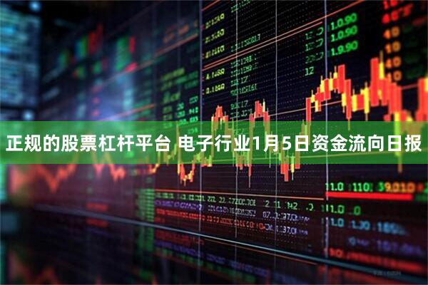 正规的股票杠杆平台 电子行业1月5日资金流向日报